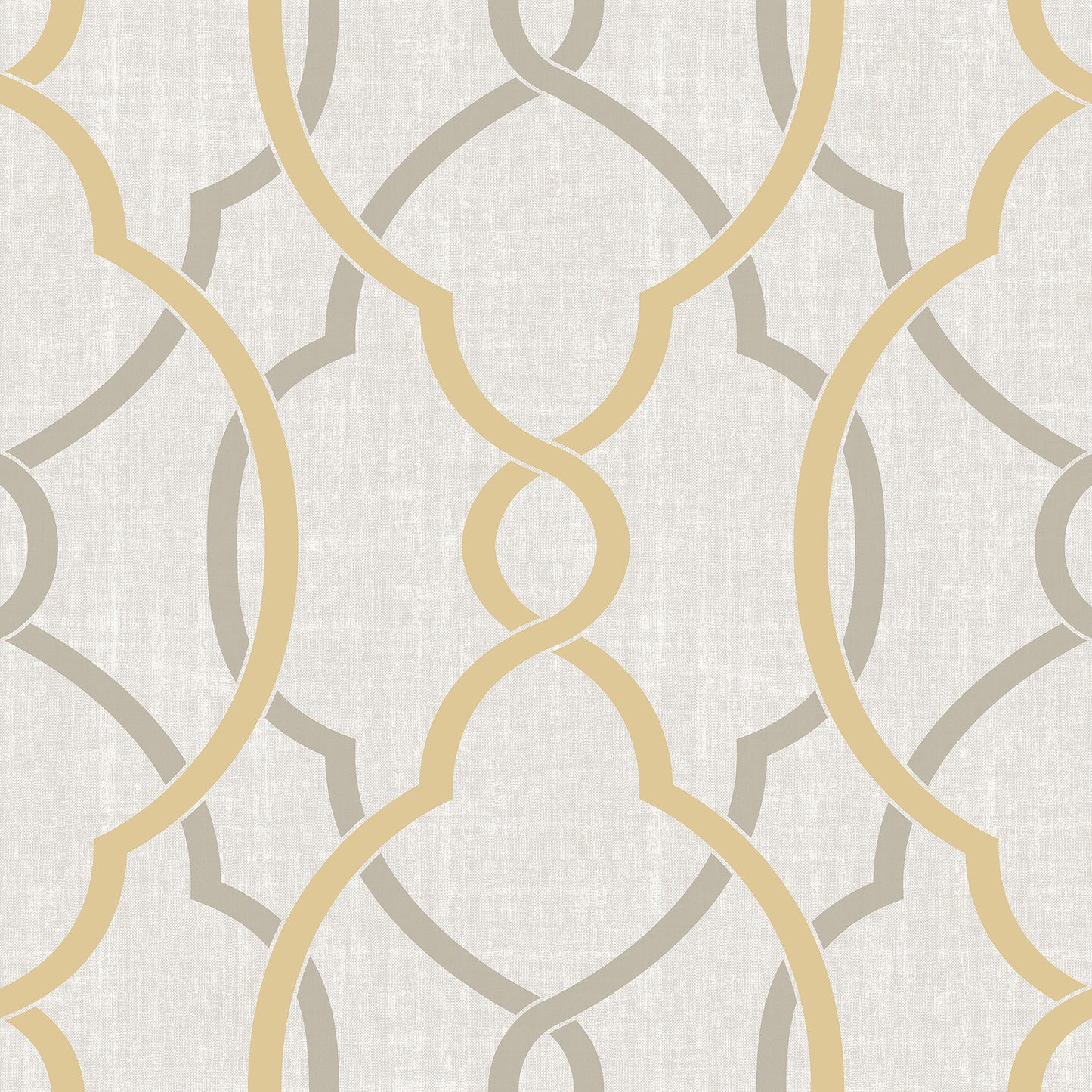 NuWallpaper  Taupe Sausalito P&S Wallpaper, 20.5-in by 18-ft