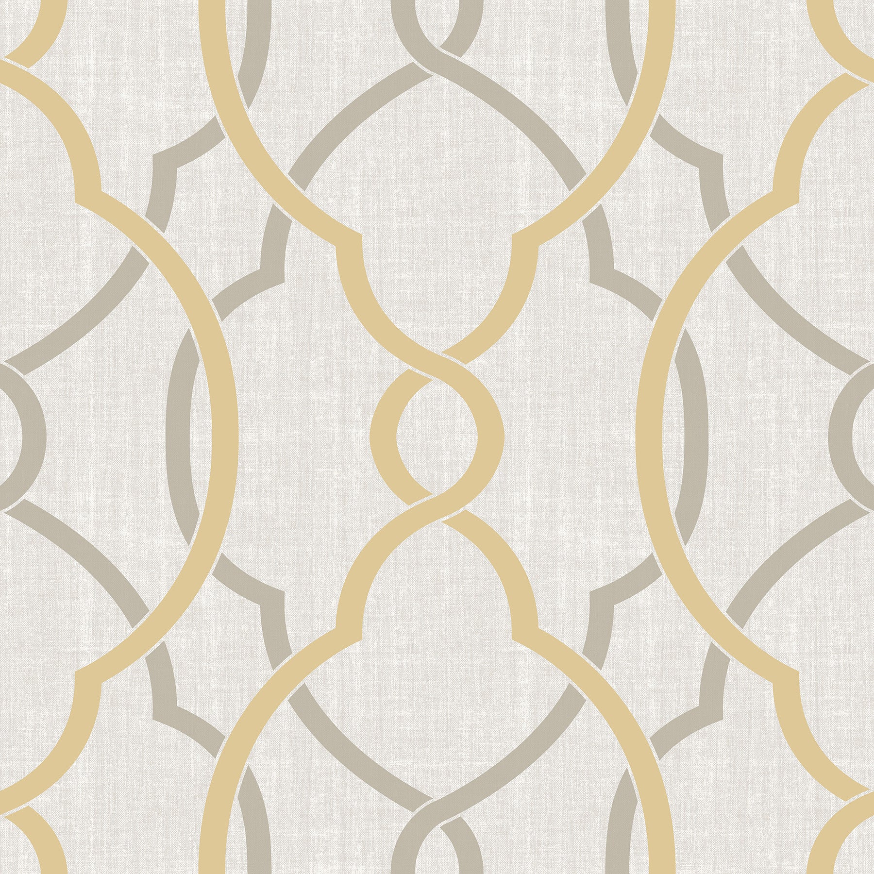 NuWallpaper  Taupe Sausalito P&S Wallpaper, 20.5-in by 18-ft