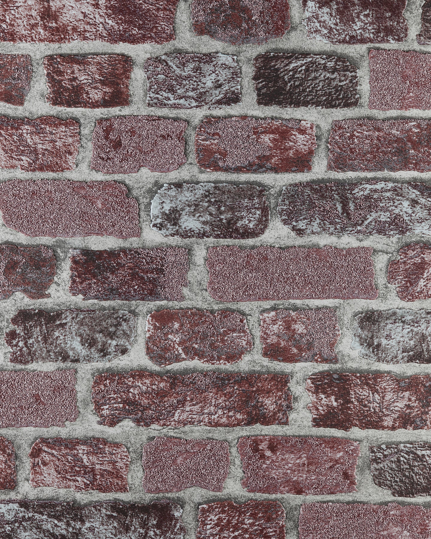 Brewster Baker Street Red Brick Wallpaper, 20.5-in by 33-ft