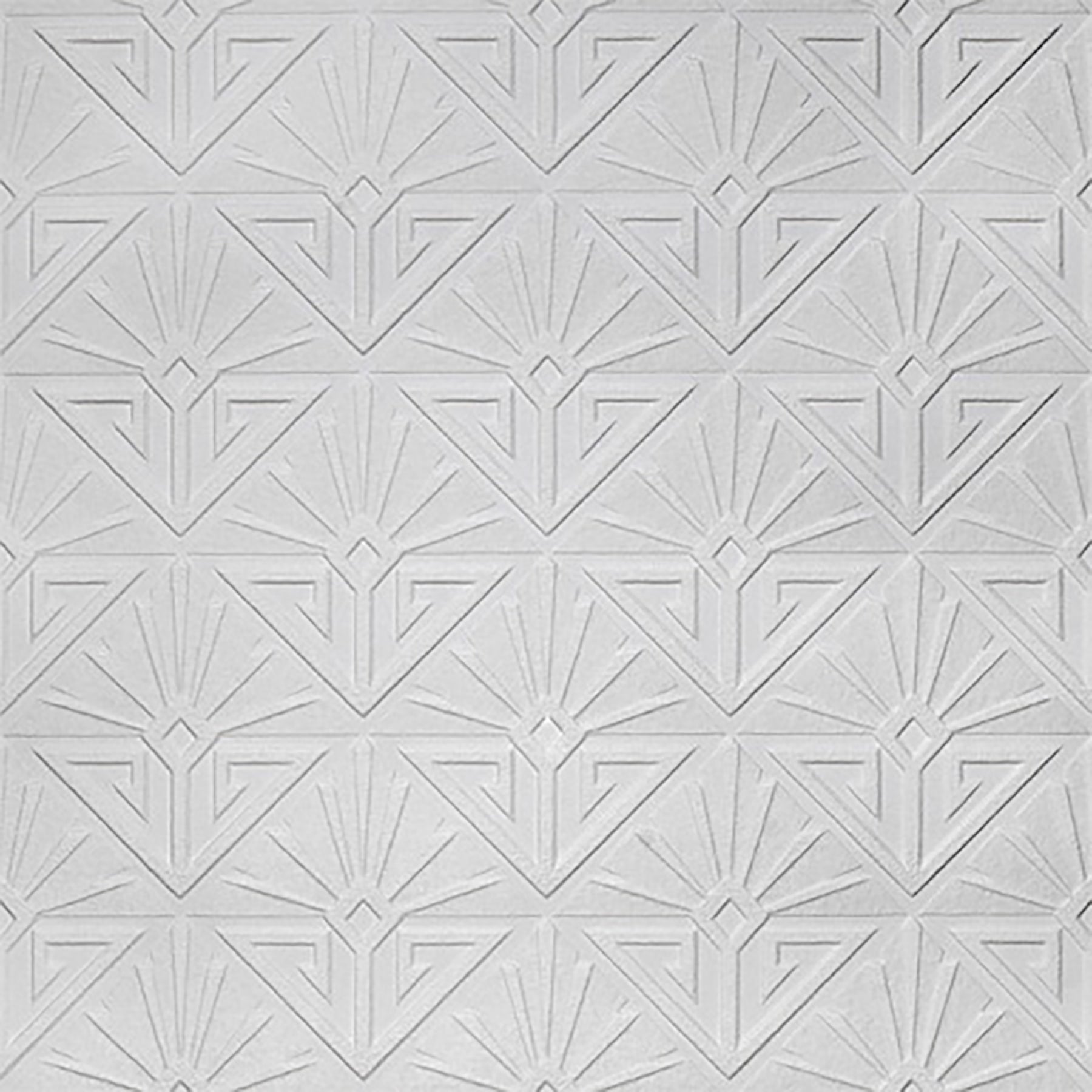 Brewster Deco Paradiso White Luxury Vinyl Paintable Wallpaper, 20-in by 33-ft