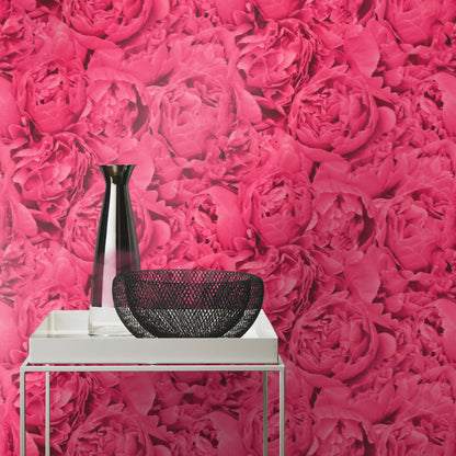 Rasch Rosenfield Pink Floral Wallpaper, 20.5-in by 33-ft