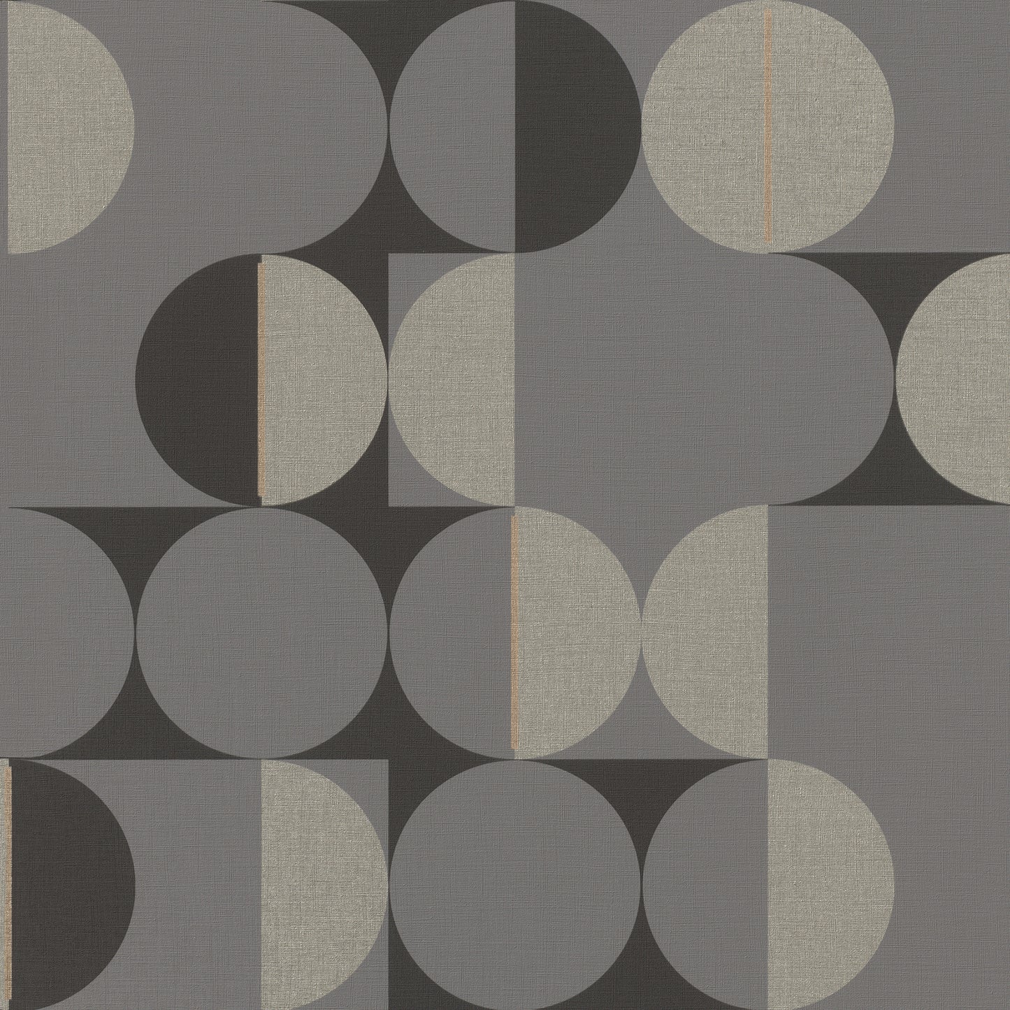 Rasch Cakara Grey Geometric Wallpaper, 20.5-in by 33-ft