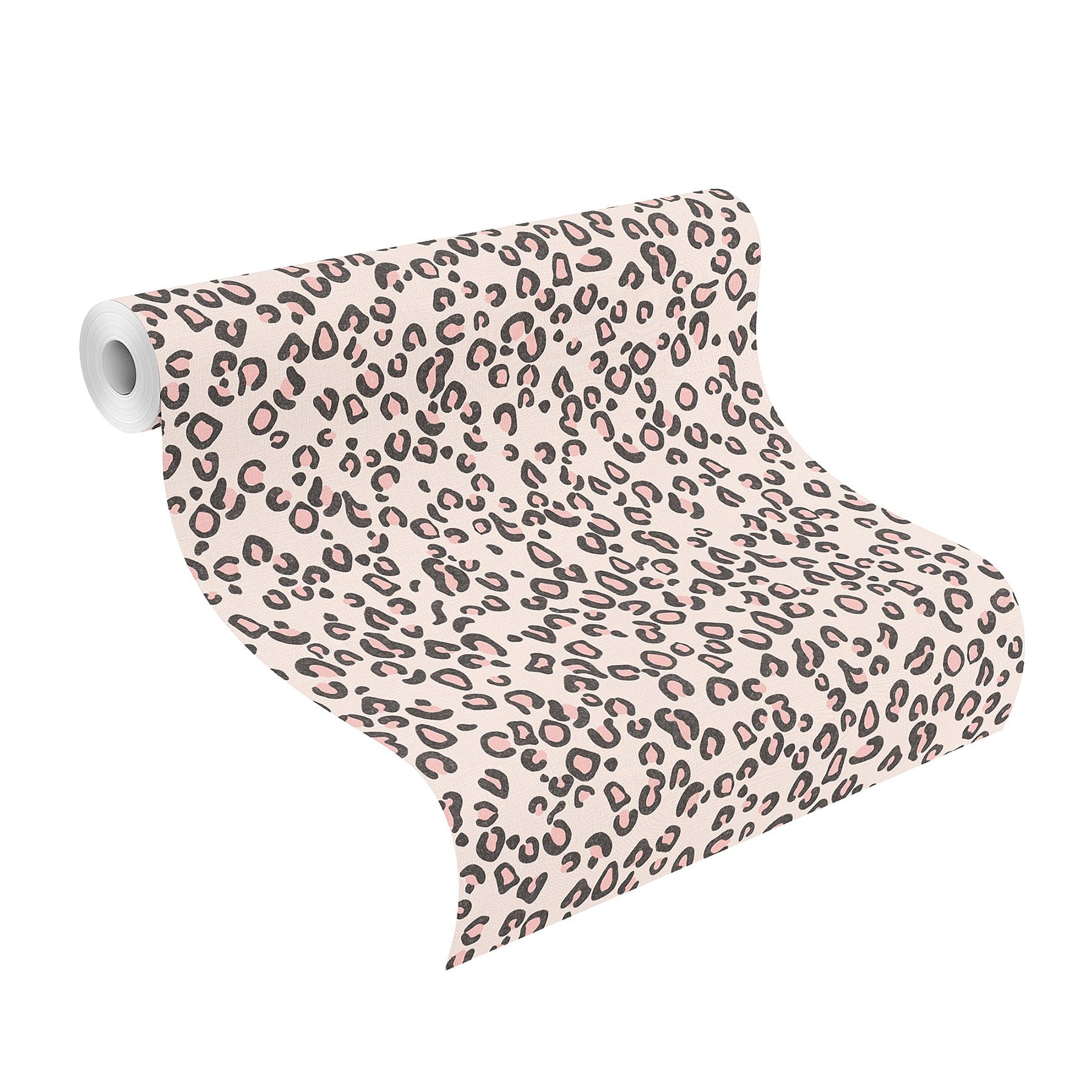 Rasch Damisa Blush Leopard Print Wallpaper, 20.5-in by 33-ft