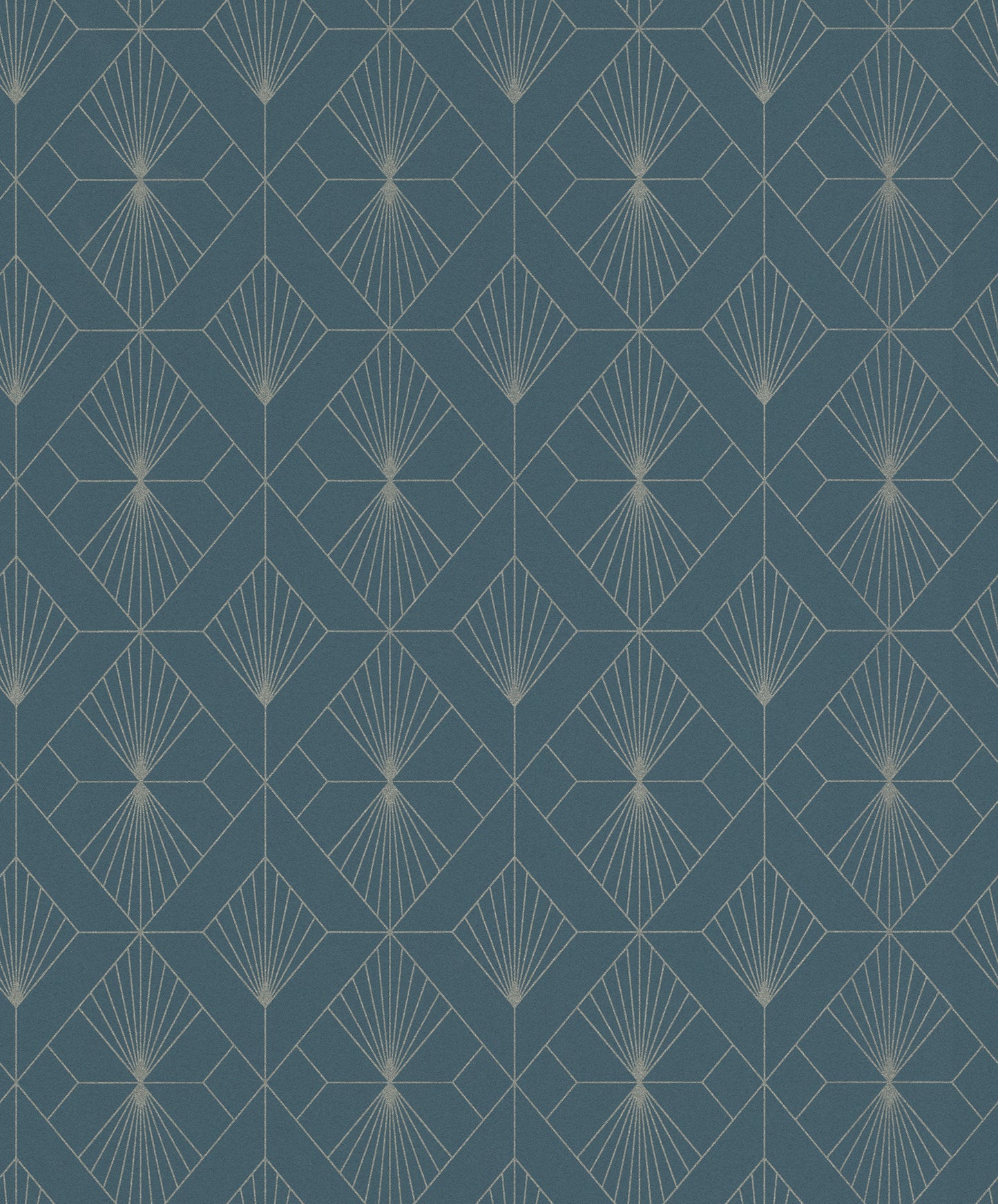 Rasch Henri Dark Green Geometric Wallpaper, 20.5-in by 33-ft