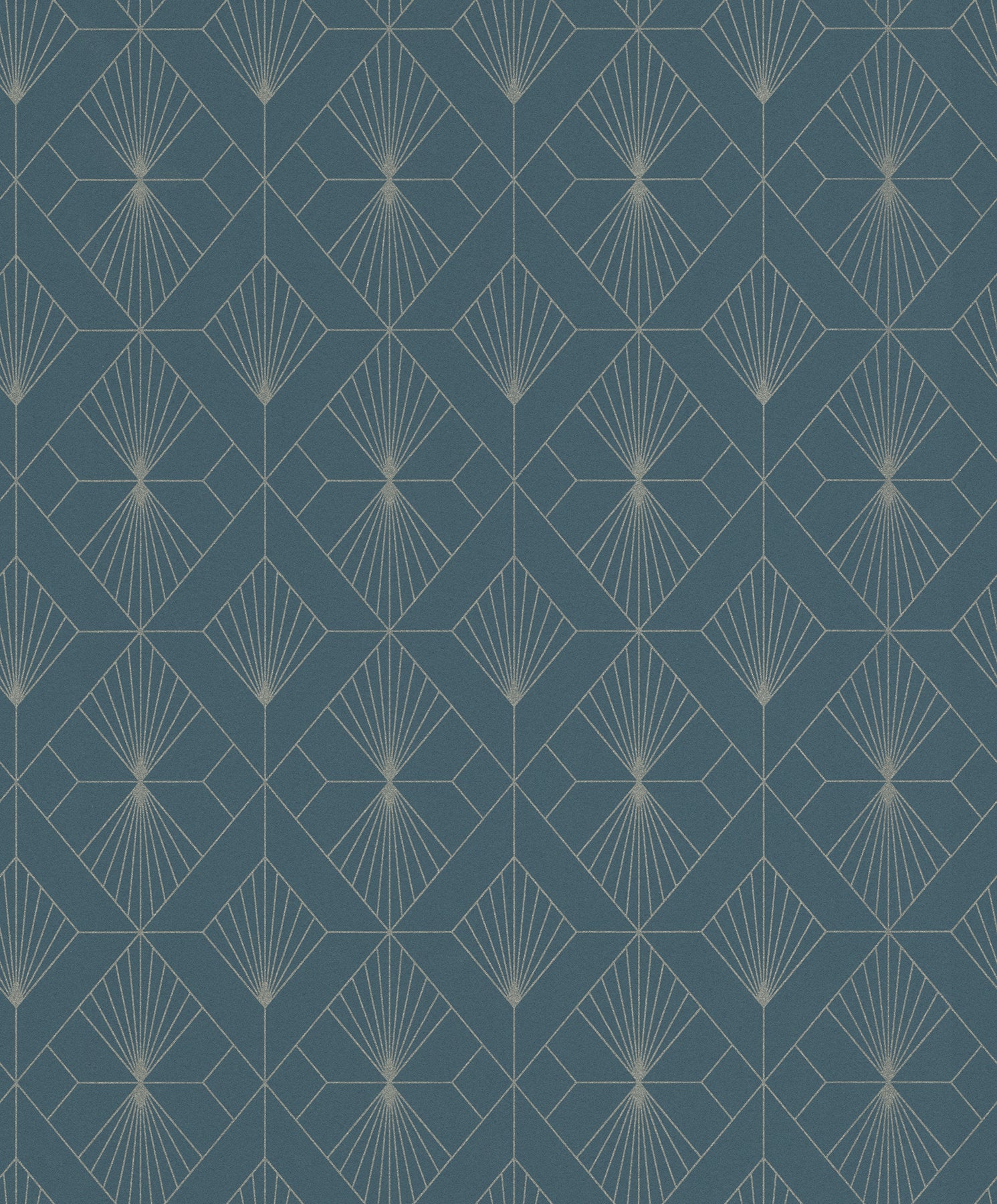 Rasch Henri Dark Green Geometric Wallpaper, 20.5-in by 33-ft