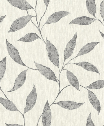 Rasch Amble Light Grey Vine Wallpaper, 20.9-in by 33-ft