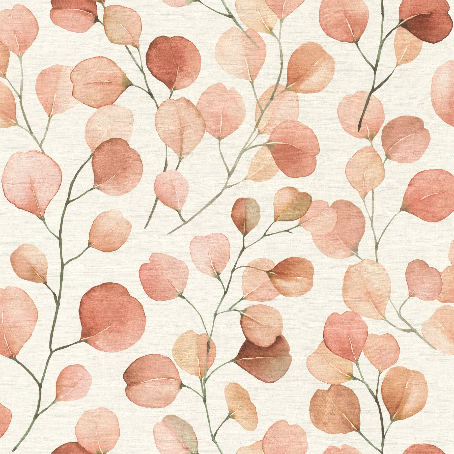 Rasch Elaina Blush Watercolor Boughs Wallpaper, 20.9-in by 33-ft