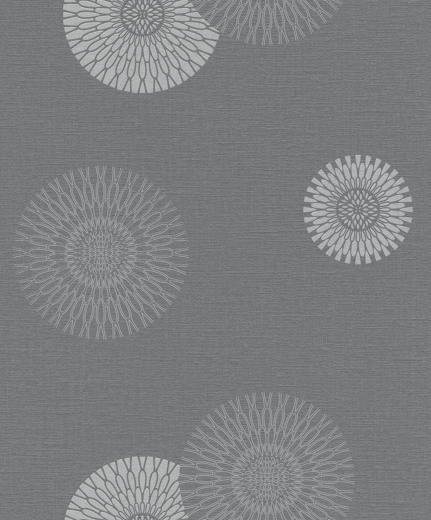 Rasch Eliel Grey Medallion Wallpaper, 20.5-in by 33-ft