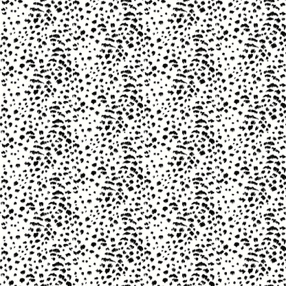 ohpopsi Ula White Cheetah Spot Wallpaper, 19.7-in by 33-ft