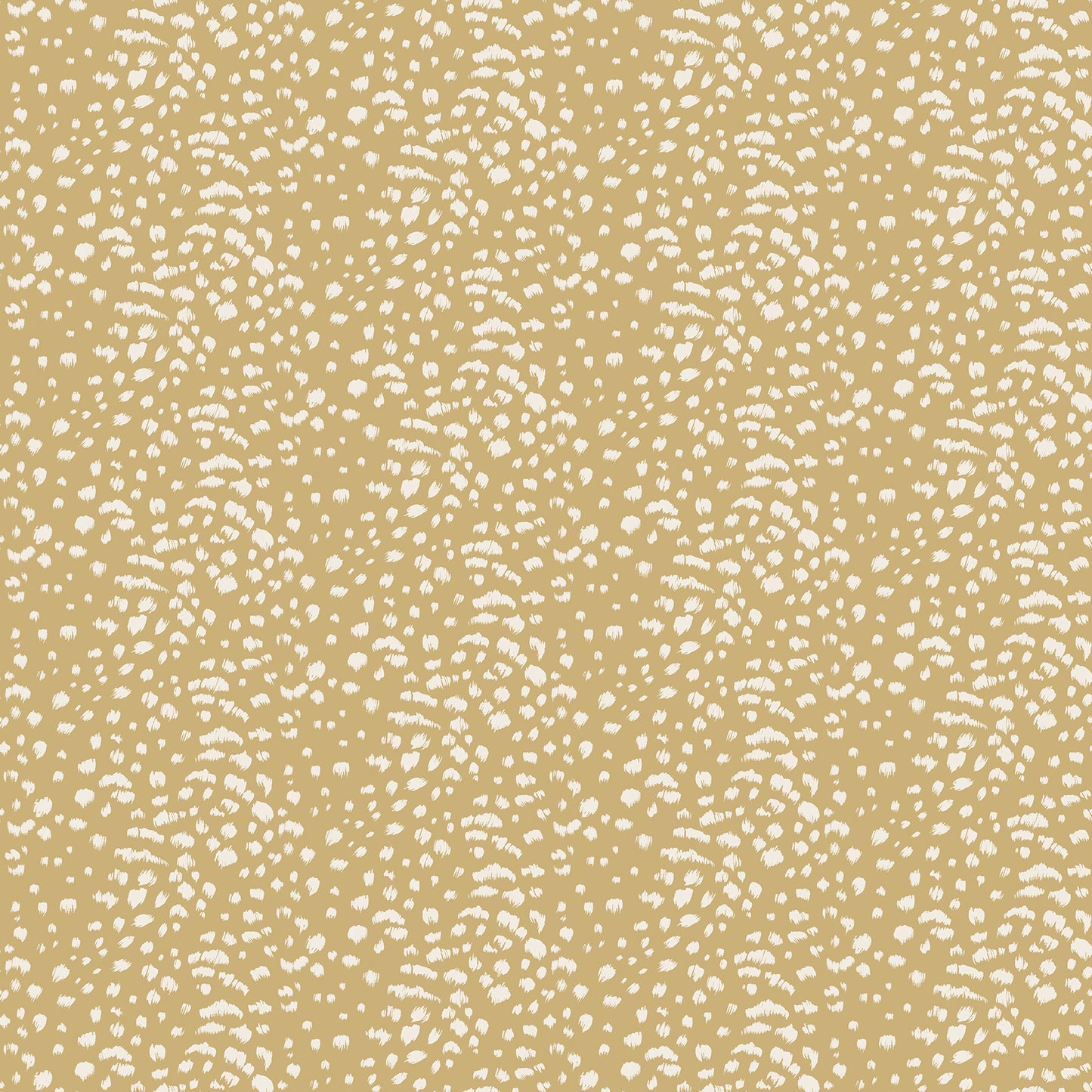 ohpopsi Ula Mustard Cheetah Spot Wallpaper, 19.7-in by 33-ft